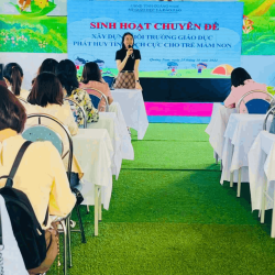 Chuyên đề “Xây dựng môi trường giáo dục phát huy tính tích cực cho trẻ mầm non”